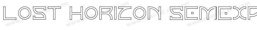 Lost Horizon SemExpI字体转换